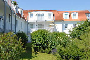 Balkon der Ferienwohnung 16 Villa Seebach 