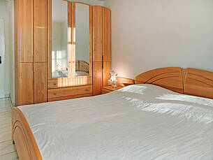 Schlafzimmer Ferienwohnung 12 Villa Seebach